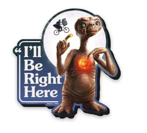 Figurine et right here funky chunky magnet